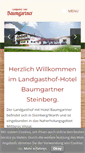 Mobile Screenshot of baumgartner-gasthof.de